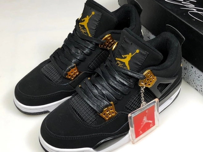 Cheap TB 4 Royalty Black Jordan Gold-White Air 308497-032 Metallic 0728